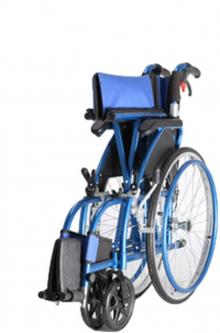 Кресло-коляска МТ DS100-3 100 кг черный, синий